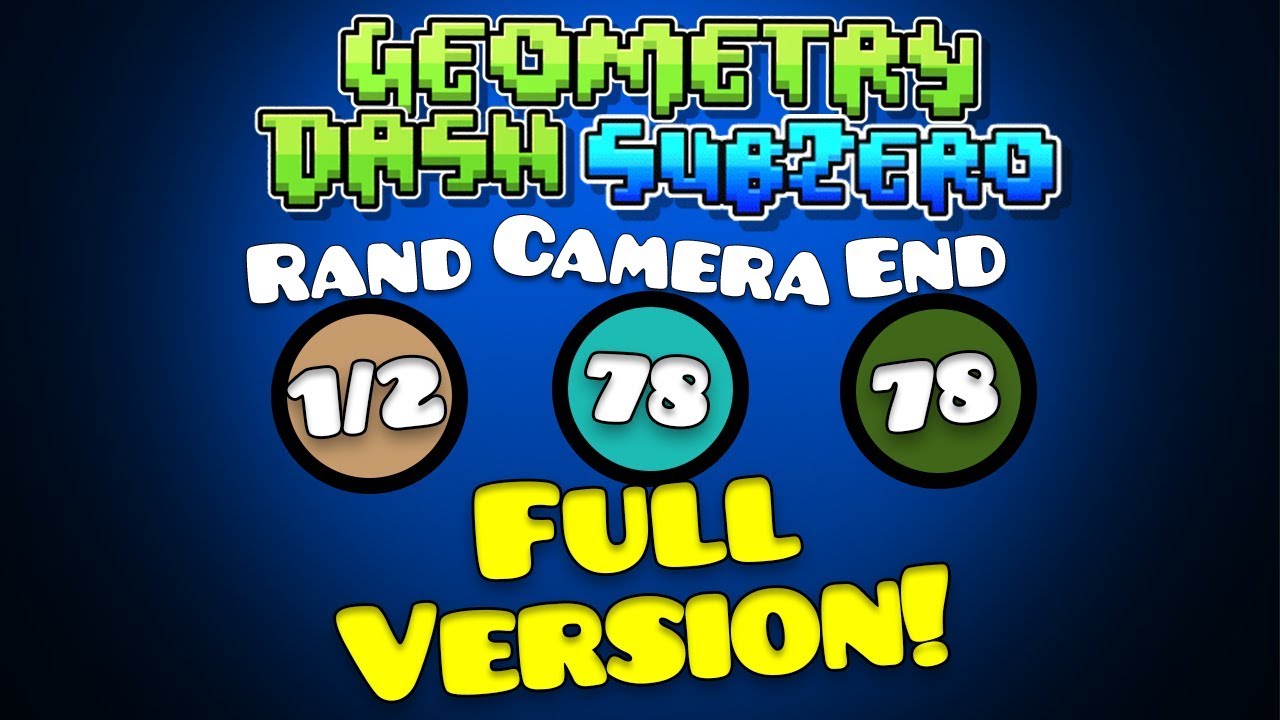 geometry dash subzero full version download